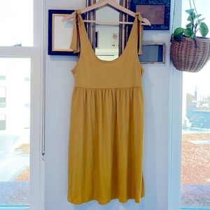 Flowy Mini Dress w/ Adjustable Tie Straps